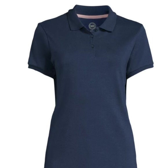 Wonder Nation Juniors School Uniform Polo Shirt with Short Sleeves - Picture 1 of 5